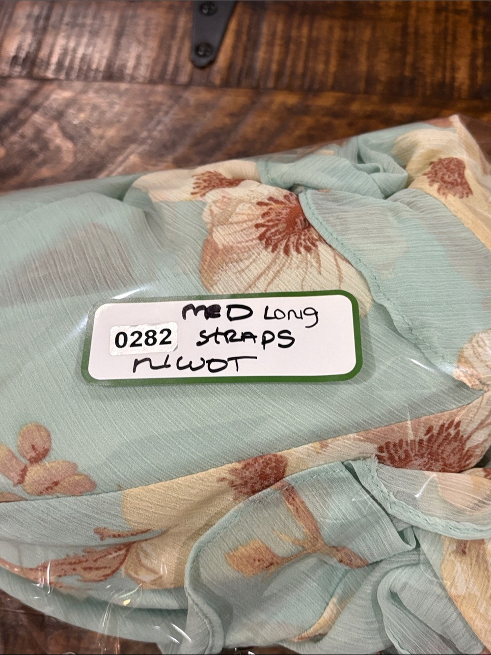 a new day Mint Blue Floral Ruffle Maxi Dress - Picture 7 of 7